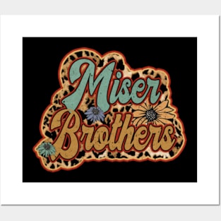 Retro Miser Gifts Name Brothers Flowers Personalized Styles Posters and Art